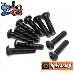 BUTTON HEAD SCREW M3x14mm (HEX SOCKET/10pcs)