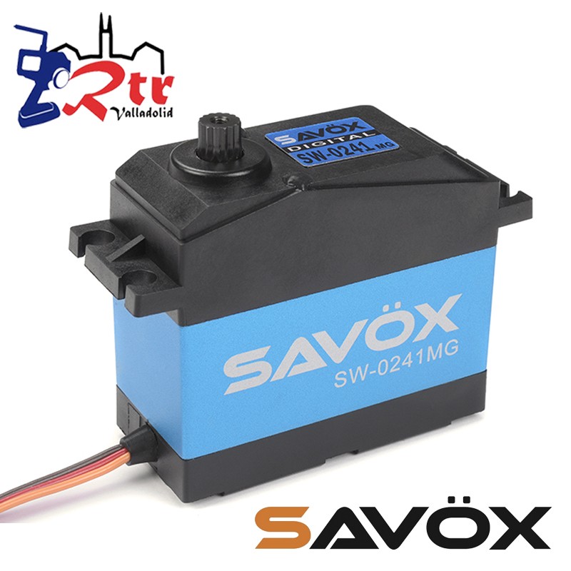 Savox SW-0241MG 1/10, 1/8 Digital High Voltage Piñoneria Metalica