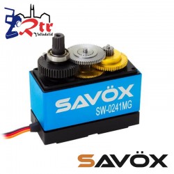 Servo Savox 40Kg SW-0241MG+1/5 Digital High Voltage Piñoneria Metálica