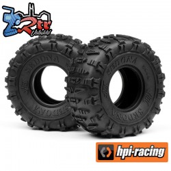 Ruedas HB SEDONA TIRE 2.2 (Whithe/Rock Crawler/2pcs)