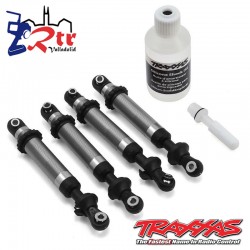 Amortiguadores GTS Aluminio Plata TRX-4 Traxxas TRA8160