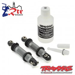 Amortiguadores Traxxas GTS Aluminio Gris Cortos TRX-4...