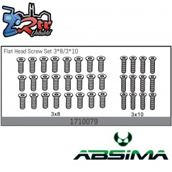 Flat Head Screw Set 3x8/3x10