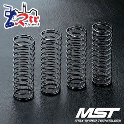 Amortiguador de muelle MST 45mm Color Plata (4 piezas) MST210529