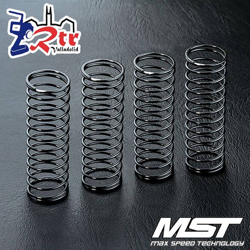 Amortiguador de muelle MST 45mm Color Plata (4 piezas) MST210529