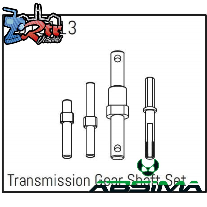 Shaft Set Transmission Gear Shaft Set - PRO Crawler 1:18