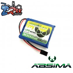 Batería Absima Lipo 3000 Mah TX LiPo 1S 3,7V SC JR/FUT