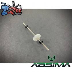 Drive Shaft with Gear 1:24 Scale