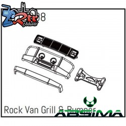 Rock Van Grill & Bumper - PRO Crawler 1:18 1010098