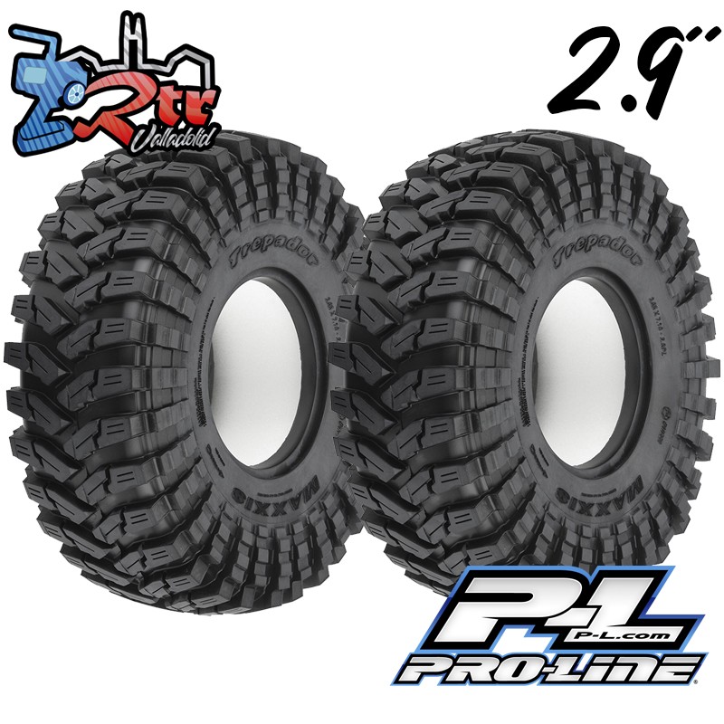 Ruedas Proline 2.9" 1/6 Maxxis Trepador G8 180mm Crawler SCX6 PRO1022114