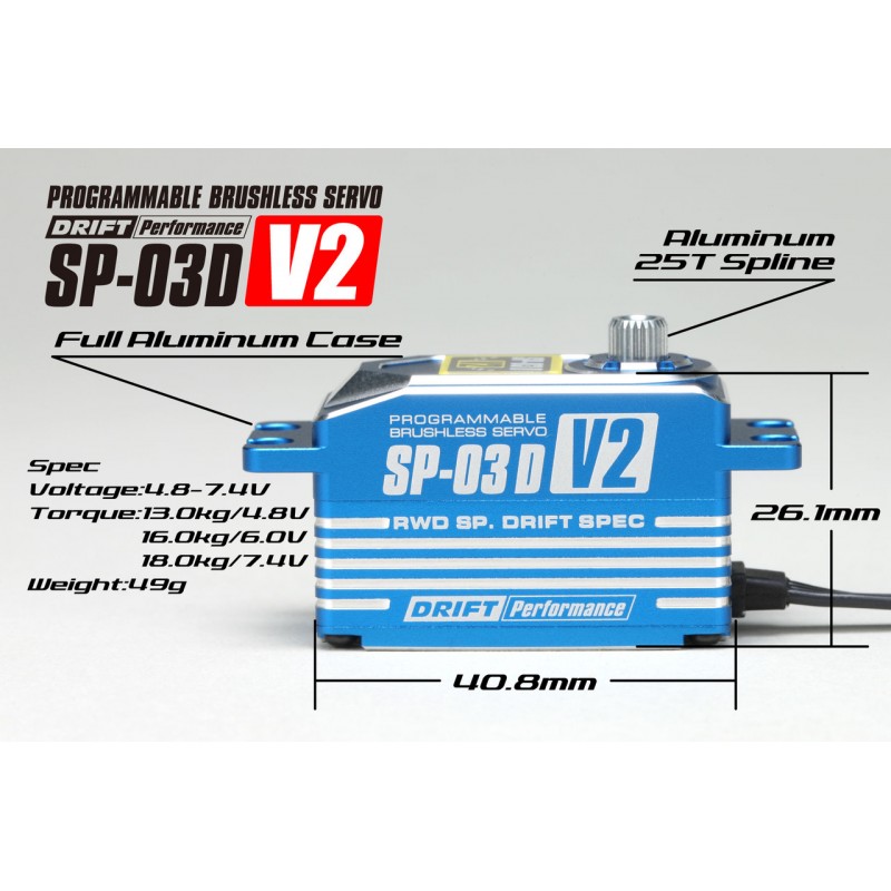 Yokomo SP-03D V2 サーボ & DP-302 V4 ジャイロセット Yokomo SP-03 D