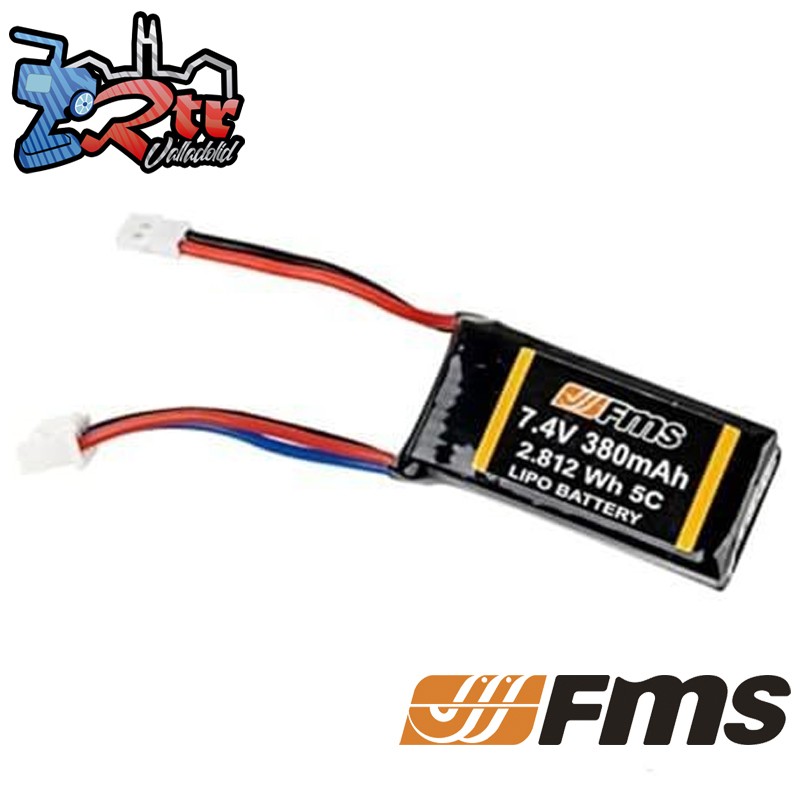 Bateria FMS LiPo 380mAh 7.4V 2s 5C remplazo C2052 & C2136 Molex 2P