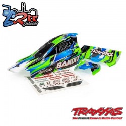 Carrocería TRAXXAS Bandit Verde con alerón TRA2430-GRN