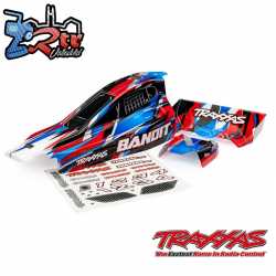 Carrocería TRAXXAS Bandit Rojo con alerón TRA2430-RED