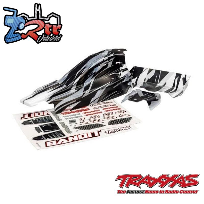 Carrocería TRAXXAS Bandit ProGraphix con alerón TRA2430X