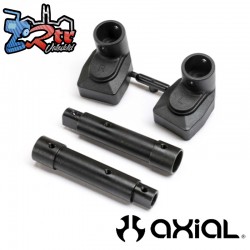 Juego de caja de portal y tubo de eje Conversión de portal SCX10 PRO Axial AXI232087