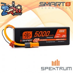 Spektrum SMART G2 LiPo 5000mAh 7.4V 2S 100C Caja Dura IC5