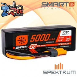 Spektrum SMART LiPo 5000mAh 11.1V 3S 100C Caja Dura IC5