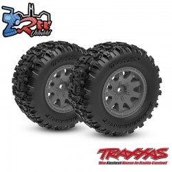 Neumáticos y ruedas, ensamblados Sledgehammer Delanteras Mini Maxx Traxxas TRA10771-GRAY