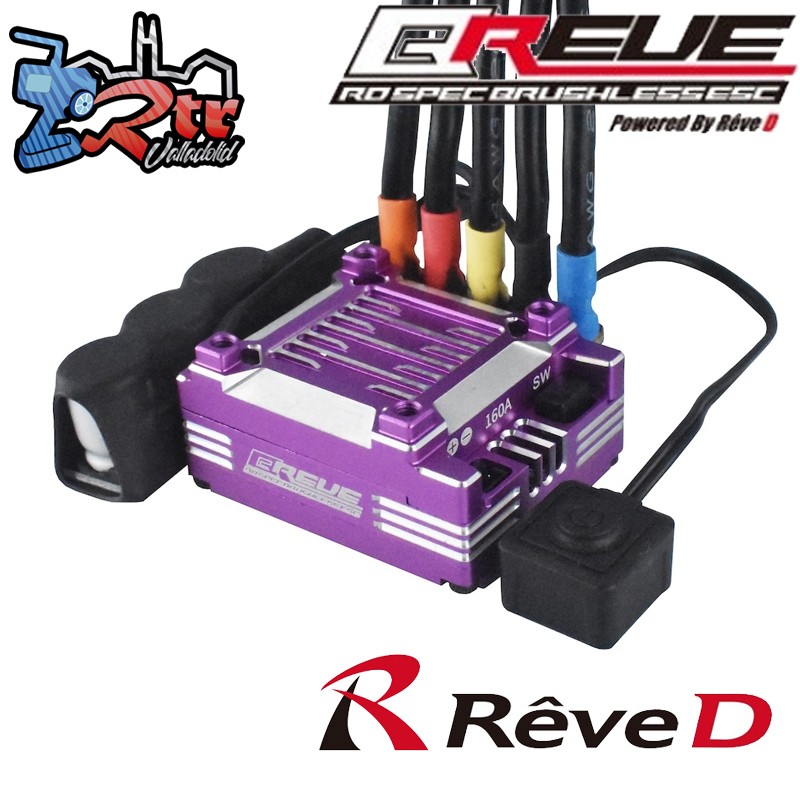 Variador Reve D sensores Drift Spec 160A 2S-3S Li-Po Purpura