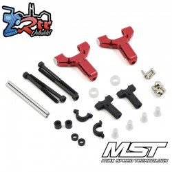Set de trapecios de aluminio rojo RMX 2.5 2 Unidades MST820117R