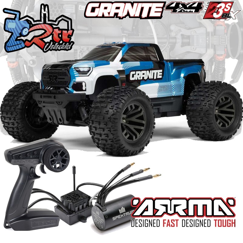 ARRMA Granite 1/10 223S DSC 4Wd RTR Brushless Monster Truck Azul