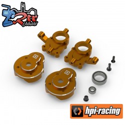 Aluminum Portal Steering Spindle Set (Orange)