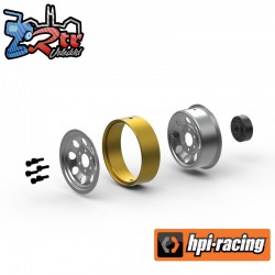 CS8 Steel Beadlock Wheel 1.2in (Silver-4pcs)