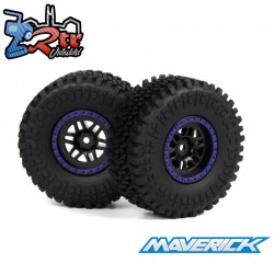 Assembled Wheel & Tyre (Blue-2pcs)