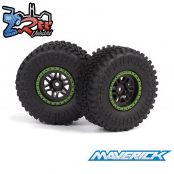 Assembled Wheel & Tyre (Green-2pcs)