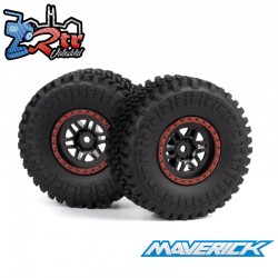 Assembled Wheel & Tyre (Red-2pcs)