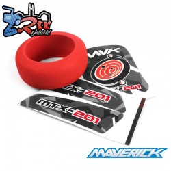 MTX201 Transmitter Wheel Foam & Decals (Red)