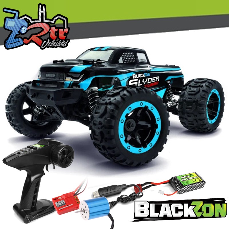 BLACKZON Slyder MT Turbo 1-16 4WD 2S Brushless - Blue
