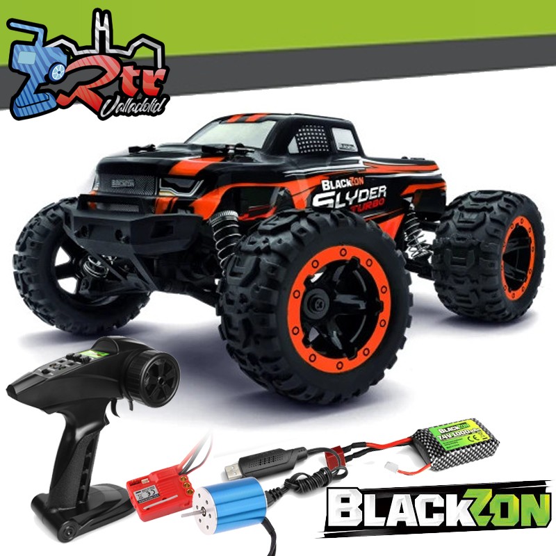 BLACKZON Slyder MT Turbo 1-16 4WD 2S Brushless - Orange