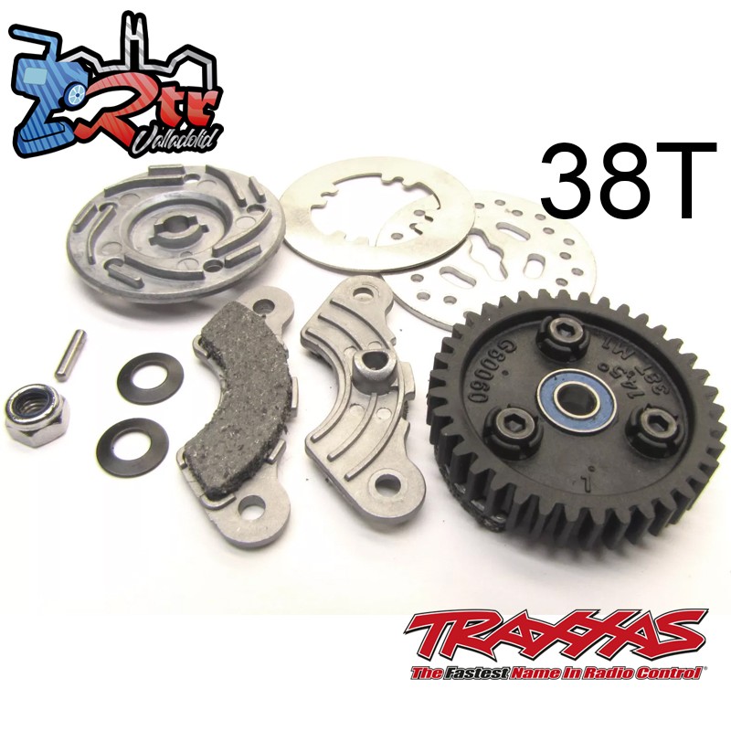 Corona 38T, embraje y discos de freno Traxxas Revo 3.3