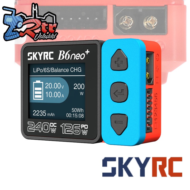Cargador Lipo Balanceador SkyRC B6neo+ Smart Charger LiPo 1-6s 10A 200W