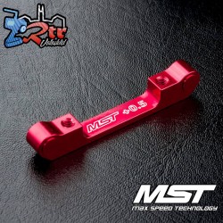 Placa antihundimiento aluminio RMX2.5 Rojo MST820037R