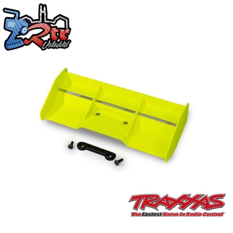 Alerón de carrera de perfil bajo con arandela amarillo Traxxas TRA9019-YLW