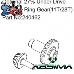 Axle Pinion & Ring Gear (28T-11T)