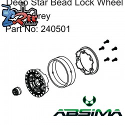 Deep Star Bead Lock Wheel ( 1.2 ) Grey