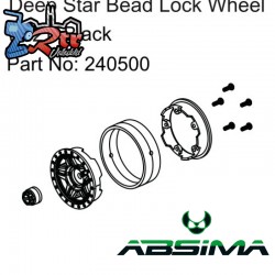 Deep Star Bead Lock Wheel ( 1.2 ) Black