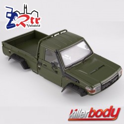 Carrocería KILLERBODY Toyota Land Cruiser LC70 1/10 Para TRX-4 Verde 323MM Carcasa dura
