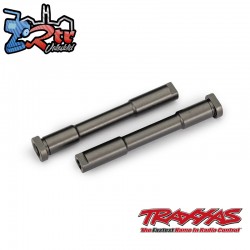 Postes de palanca acodada dirección aluminio gris Traxxas TRA9525-GRAY