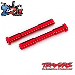 Postes de palanca acodada dirección aluminio red Traxxas TRA9525-RED