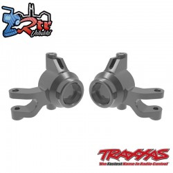 Bloques de dirección de aluminio, izquierdo y derecho gris Traxxas TRA10734-GRAY