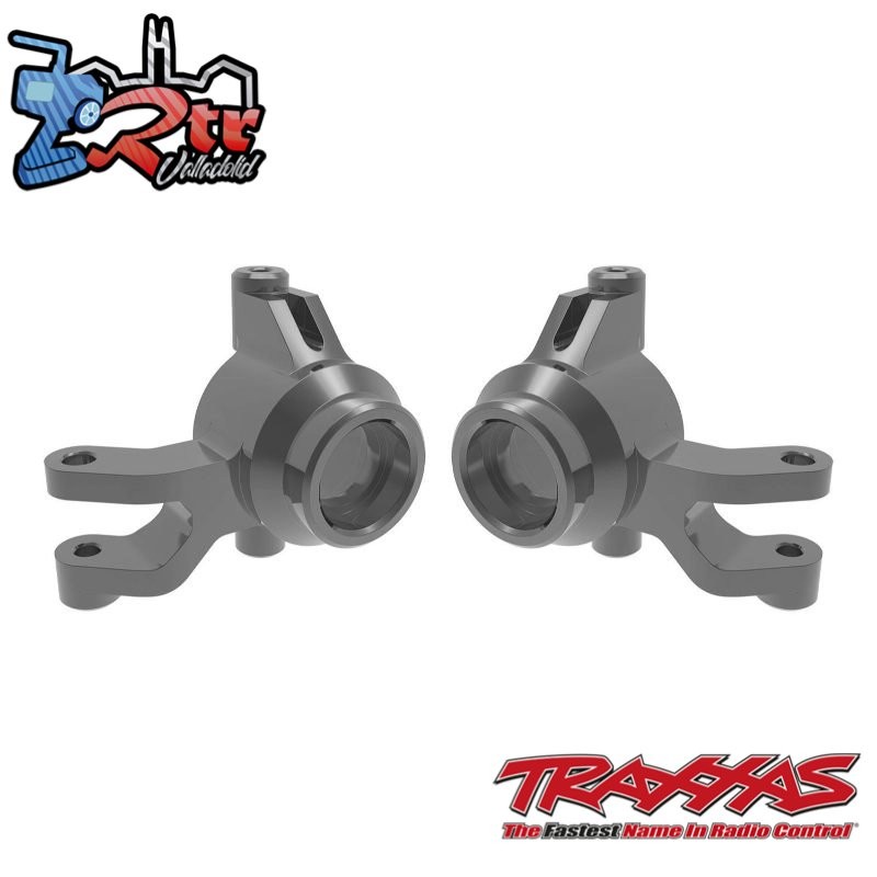 Bloques de dirección de aluminio, izquierdo y derecho gris Traxxas TRA10734-GRAY