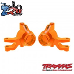 Bloques de dirección de aluminio, izquierdo y derecho Naranja Traxxas TRA10734-ORNG