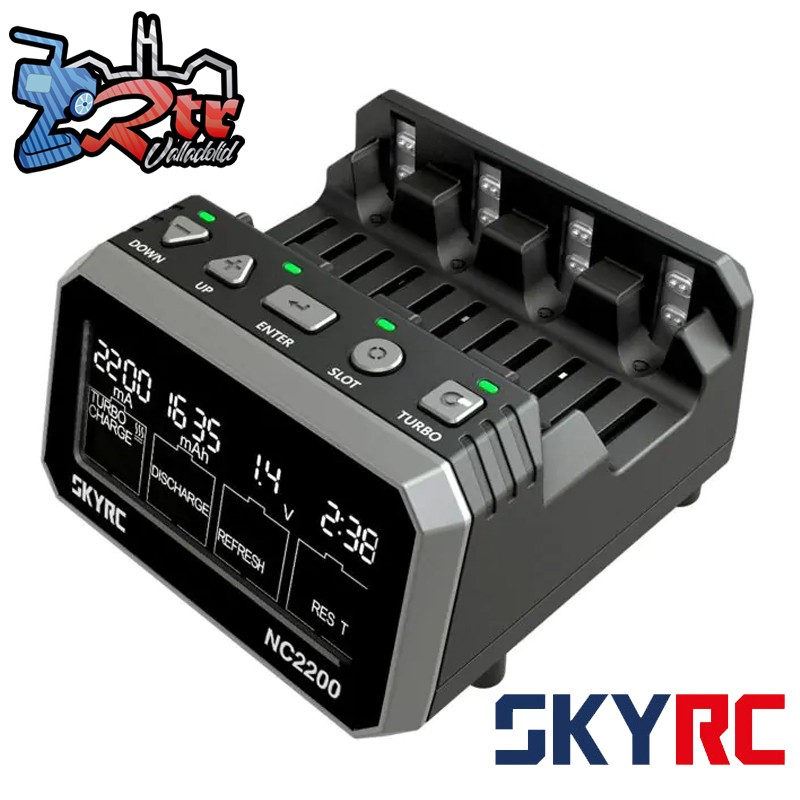 Cargador Lipo Balanceador SkyRC NC2200 4xAA/AAA DC 2A