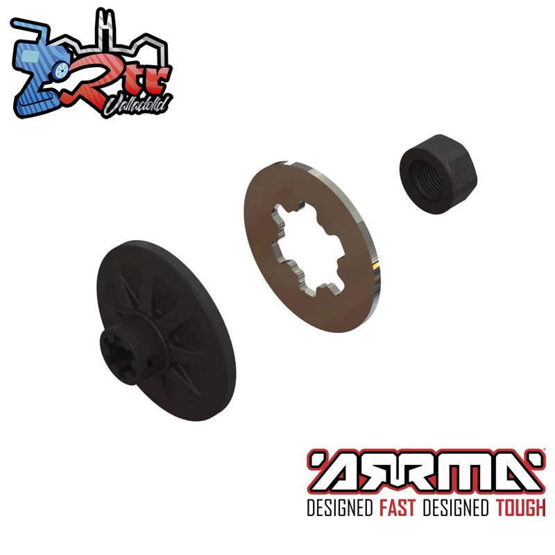 Juego de buje y placa de zapata Arrma ARA311099