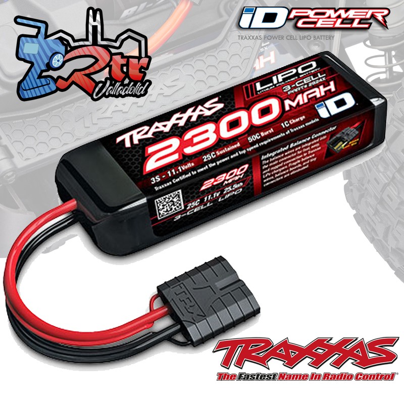 Batería de LiPo de 3 celdas, 11.1 V, 2300 mAh y 25C Traxxas